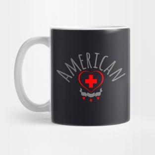 AMERICAN HEART RED 1 Mug